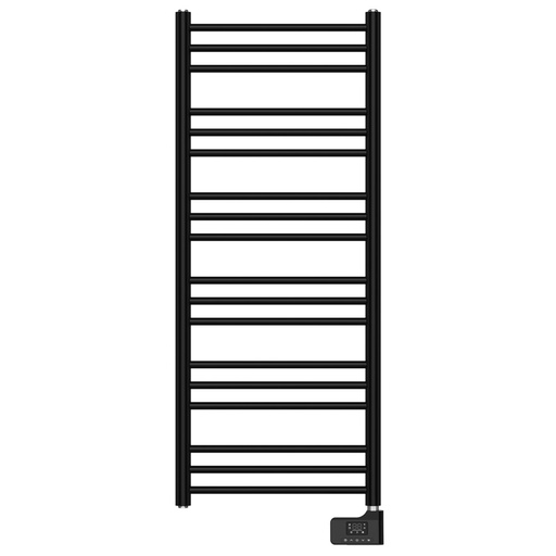 Sèche-Serviettes électrique, 120x50 cm, 500W, Noir Mat, Châtelet