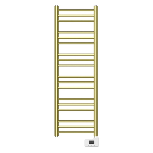 Sèche-serviette électrique, 500W, 40x120x9.2Cm, Doré mat, Châtelet