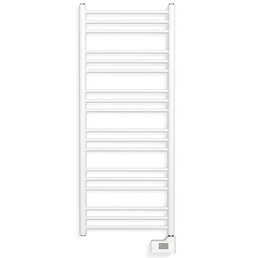 Sèche-Serviettes électrique, 120x50 cm, 500W, Blanc Mat, Châtelet