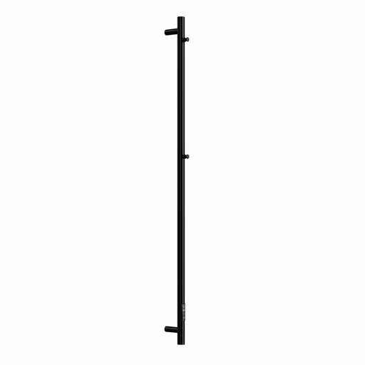 Chauffe serviette électrique 75W 145X32  Noir mat, Châtelet