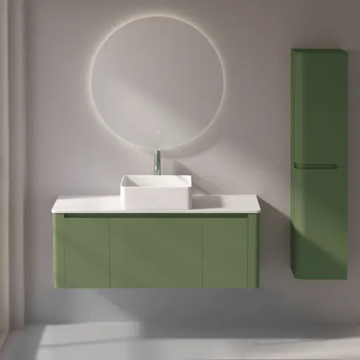 Meuble suspendu, vert jonc 120 cm, Panthéon