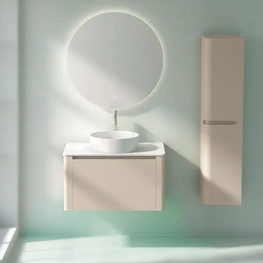 Meuble suspendu, beige 80 cm, Panthéon