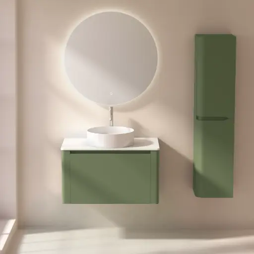 Meuble suspendu, vert jonc 80 cm, Panthéon