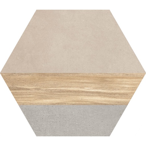 Carreau Hexawork, Mix, 21x18,2 cm