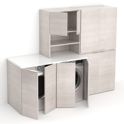 Ensemble meuble buanderie, compo M6.0, 230 cm