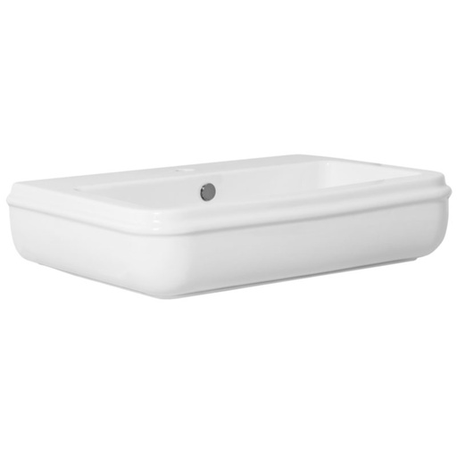 Lavabo suspendu, céramique, 68 x 46 cm, Charme