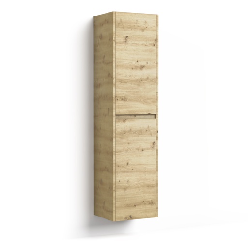 Colonne de rangement suspendue 181 cm, 2 portes, Caruso, 3 couleurs