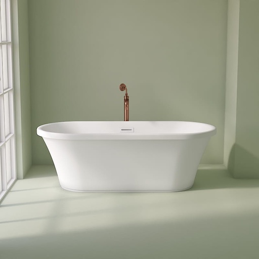Baignoire Ilot 180x80 cm, Acrylique Mat, Mayfair