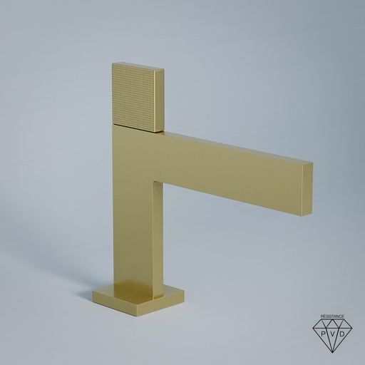 Robinet mitigeur lavabo, doré mat, Slim, Concorde