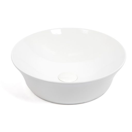 Ajax, Vasque Céramique, Blanc Brillant, 41.5x13CM