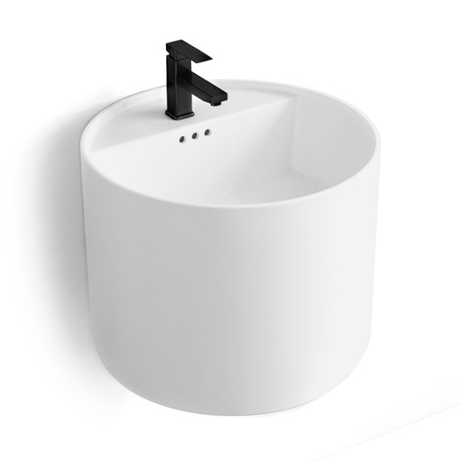 Lave-mains Ø45 cm, blanc mat, céramique, Rondo