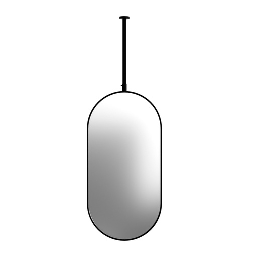 Miroir suspendu Noir mat 50X100, Châtelet