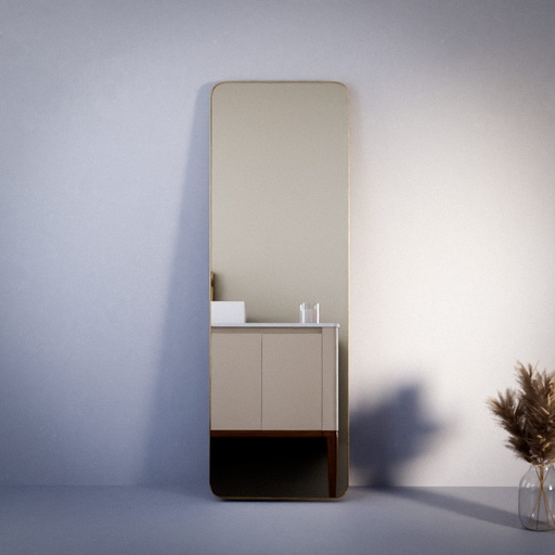 Miroir à poser l.150 x H.50 cm en métal, Frame, 2 couleurs