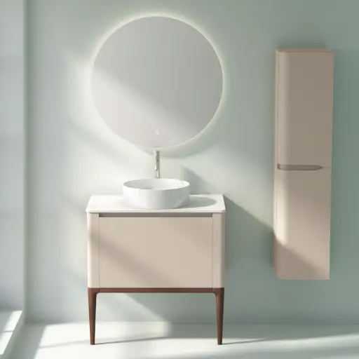 Meuble à poser, beige 80 cm, Panthéon
