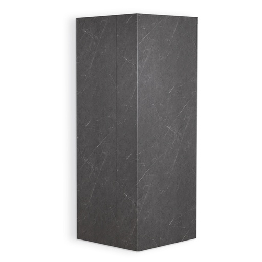 Revêtement mural 60x240 cm, marbre gris foncé, B'Wall ®esin-Wood