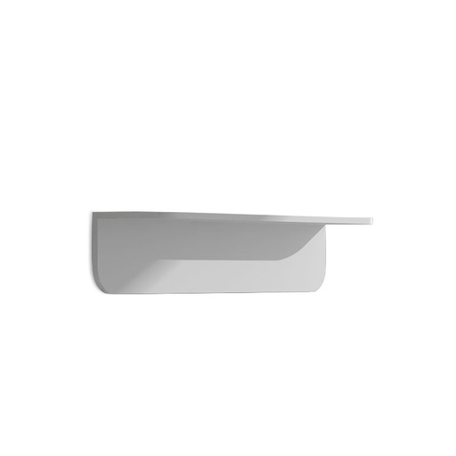 Etagère murale, 60 à 120 cm, blanc mat, Solid surface
