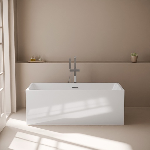 Baignoire îlot rectangulaire, 140 à 180 cm acrylique, Varese