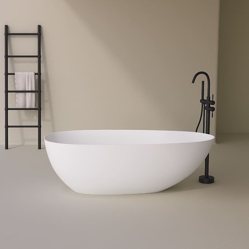 Baignoire îlot ovale, solid surface