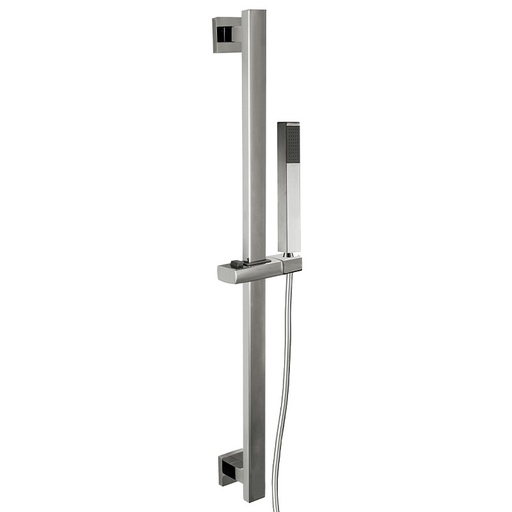Set barre de douche complet inox brossé, Tuileries II