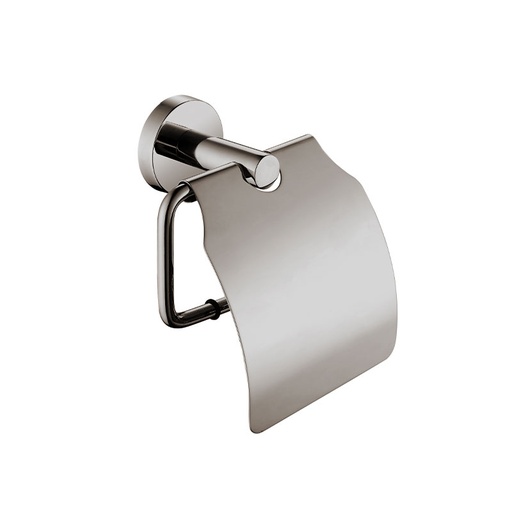 Porte-rouleau avec couvercle, chrome, Châtelet