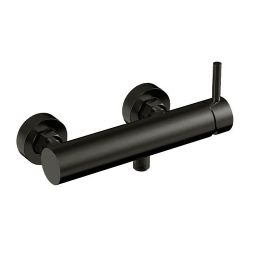 Robinet mitigeur de douche noir brossé, Châtelet III