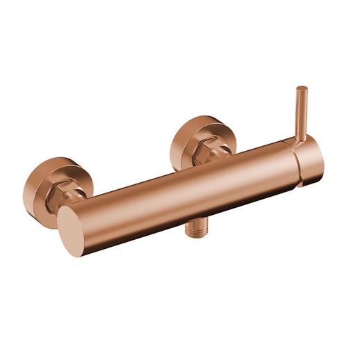 Robinet mitigeur de douche doré rose brossé, Châtelet III