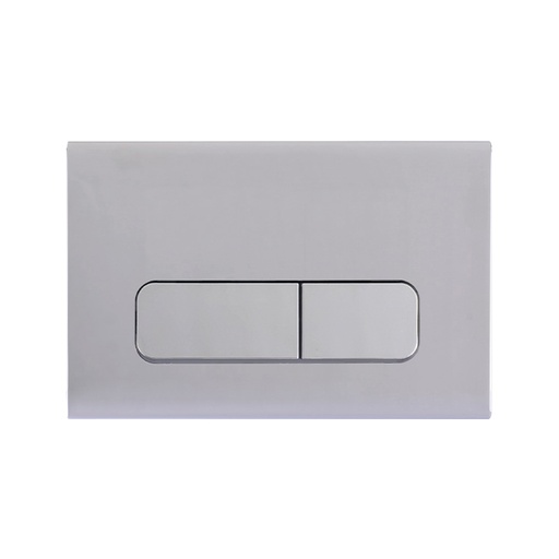 Plaque de déclenchement rectangulaire compatible avec bâti-support Geberit, Chromé