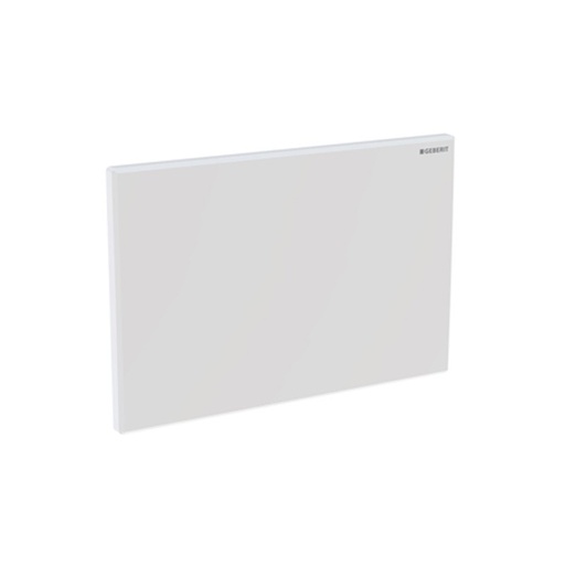Plaque de fermeture Geberit Sigma blanc, matière de synthèse