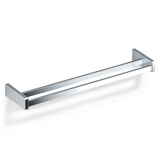 Double barres porte-serviettes, 60 cm, chromé, S3