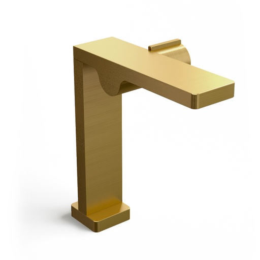 Robinet Mitigeur Lavabo Haut Doré brossé, Carrousel