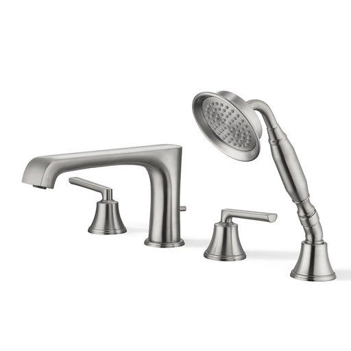 ART DECO MITIGEUR BAIN/D DE PLAGE 4T INOX BROSSE 