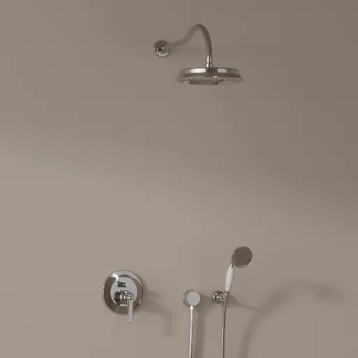 Composition de douche mitigeur chromée, Liberty