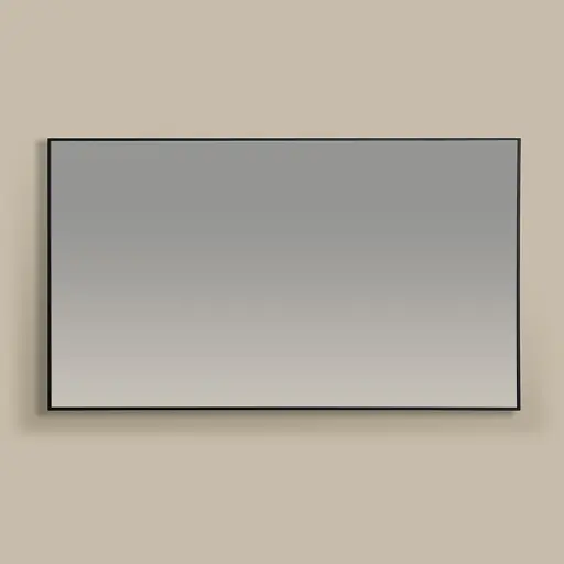 Miroir Rectangulaire 140X80 Noir Mat, Châtelet