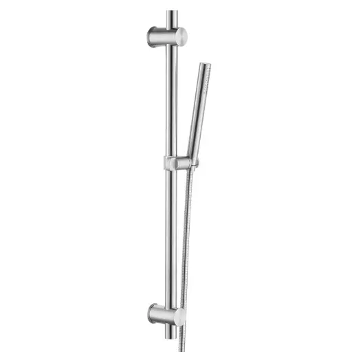 Set de douche complet avec barre, Châtelet III, inox brossé