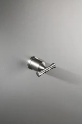 Patère Inox Brosse, Art Déco