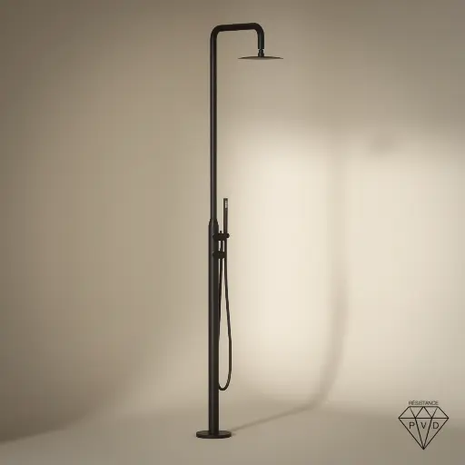 Colonne de Douche au sol Intérieur / Extérieur 316A, Gun Grey, Châtelet