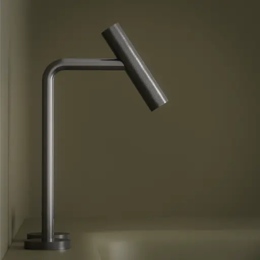 Mitigeur lavabo 2 trous, hauteur standard, Gun Metal, Honfleur